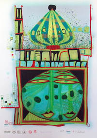 Hundertwasser - Homo Humus Come Va - 10,002 Nights - 01009